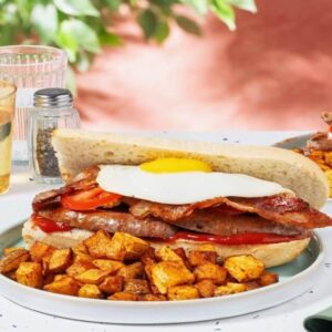Bacon & Sausage Baguette