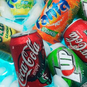 Cans - (Coca Cola,  7up, Fanta)